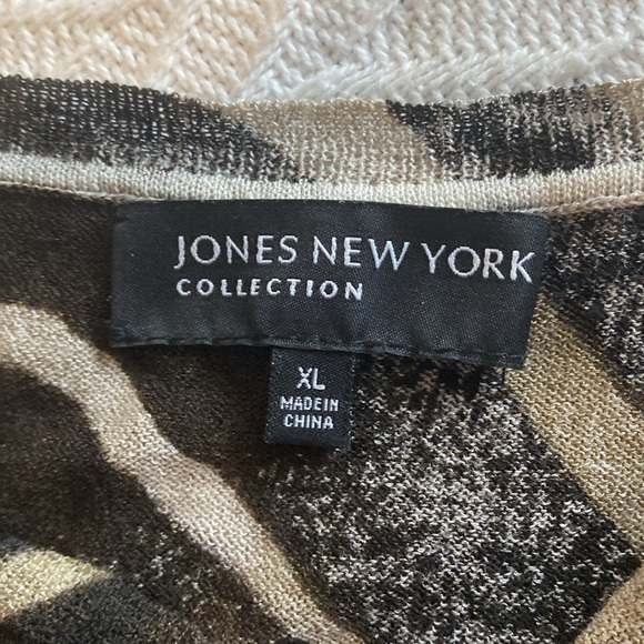 Lightweight brown and cream twin set XL - Picture 5 of 7